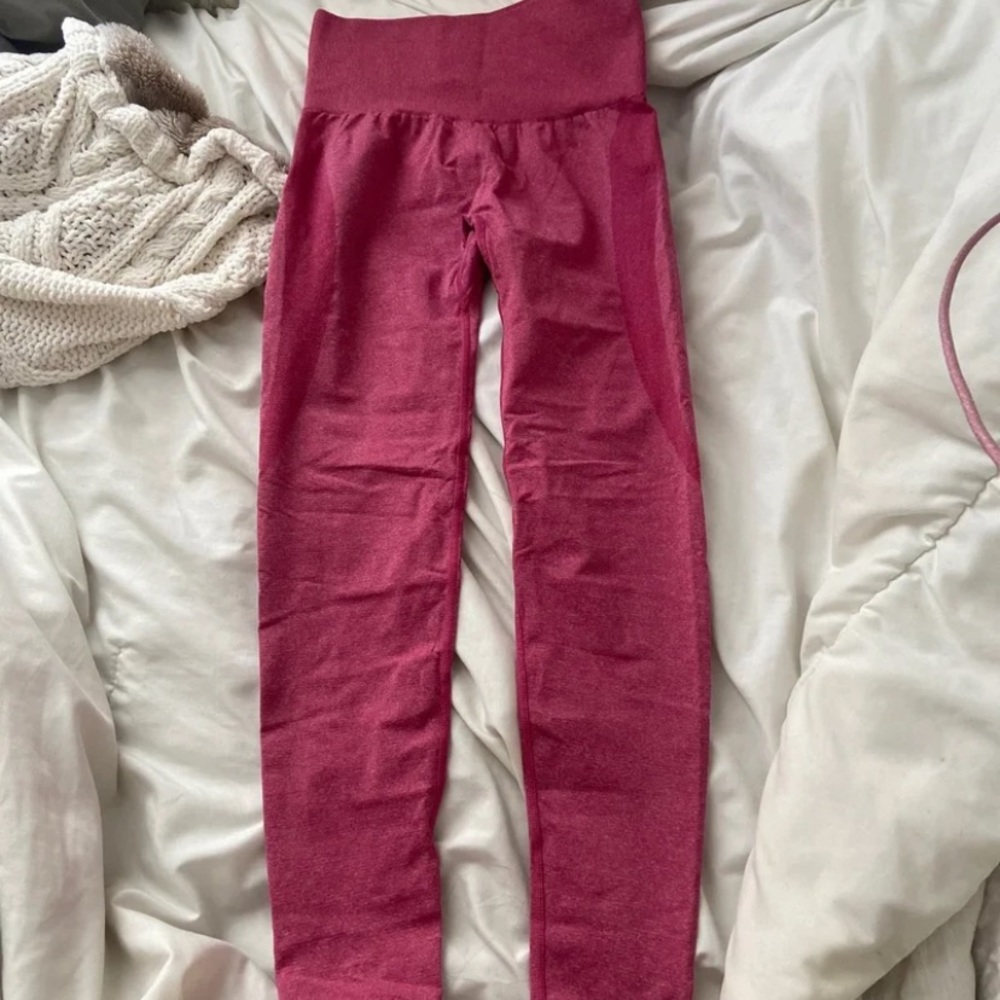 NVGTN pink seamless leggings